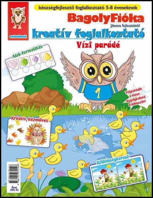 Bagolyfioka=ViziParade Kreativ Foglalkoztato CIML